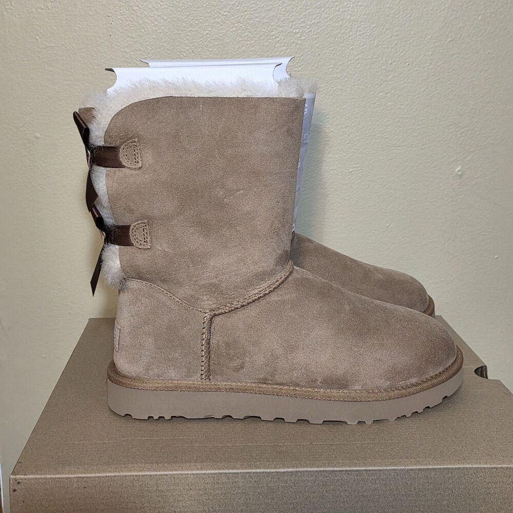 UGG Classic Bailey Bow II Boots Chestnut 1016225 CHE Women's Size 9